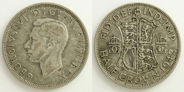 1822 イギリス ジョージ4世 クラウン銀貨 ブルートーン NGC MS63+