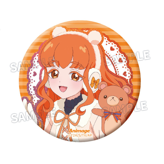 プリパラ アニメージュ 応募者全員サービス 缶バッジ みかん あろま