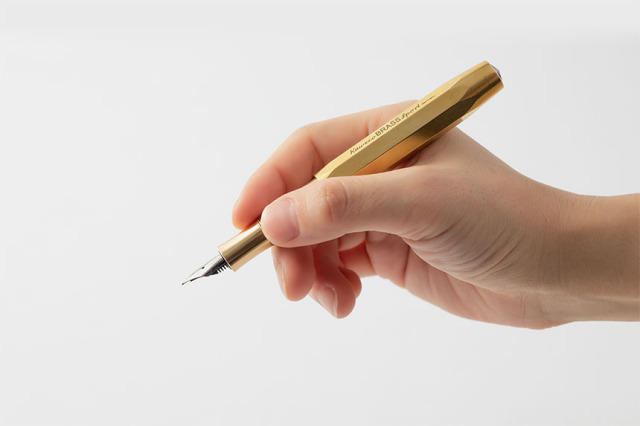 カヴェコ ブラススポーツ 万年筆 EFニブ交換済み カヴェコ ブラス