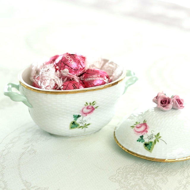 Herend ヘレンド ウィーンの薔薇シンプルゴールド ミニチュリーン