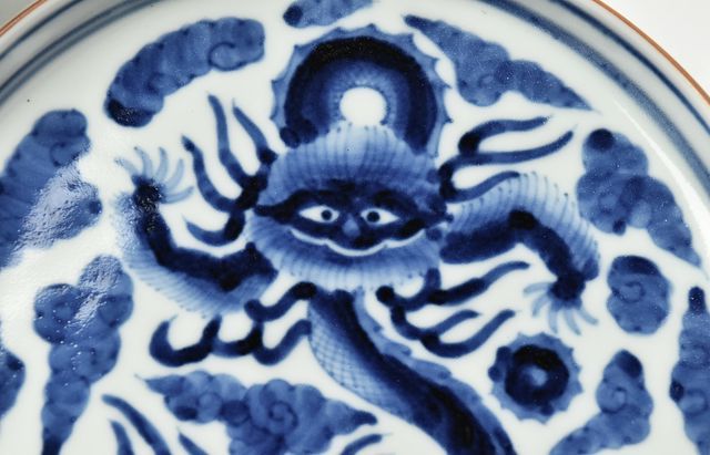 岩永浩 雲龍文突立5寸皿 ｜ 暮らしのうつわ花田 和食器 通販