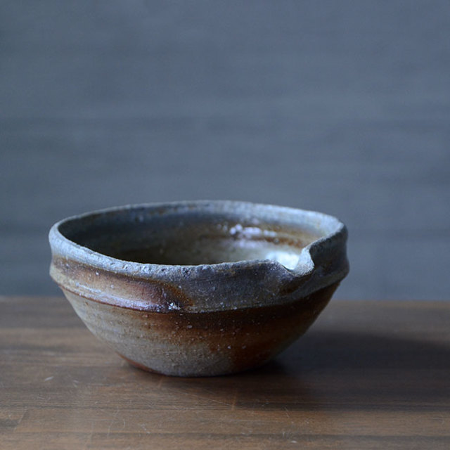 備前焼片口五寸深鉢（CR-027） 作家「クリストファーレイヴェンホール」