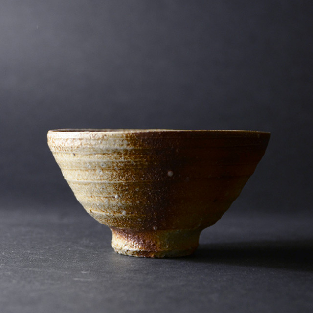 信楽焼締飯碗 作家「藤本秀」