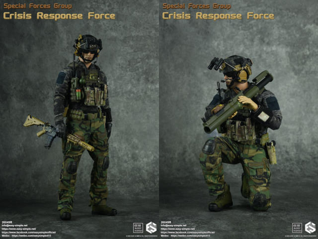 EASY&SIMPLE】26049R Special Forces Group Crisis Response Force 1/6