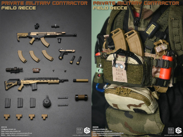 EASY&SIMPLE】26055S Private Military Contractor Field Recce PMC 1
