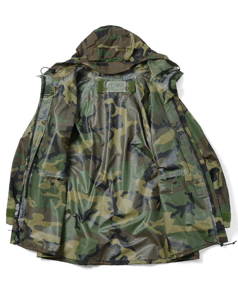 米軍 実物 レインパーカー ABU ライナー付き 【公式通販】