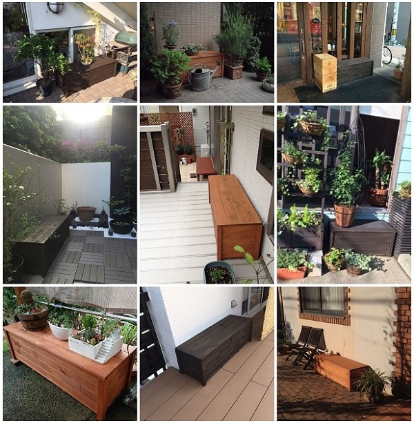 収納ボックス付きベンチ匠・チーク色/横幅60cm/完成品 天然木製