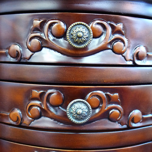 ラウンドチェスト｜ヨーロピアンクラシックアンティーク｜おしゃれ家具