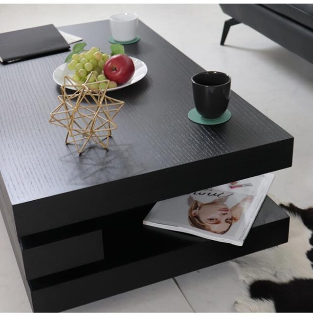 地域限定送料込み】大塚家具 センターテーブル YGブラックレーム