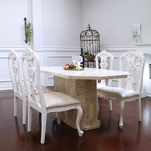 大理石ダイニングテーブル(1600)｜おしゃれ家具通販 Y-KAGU【輸入家具