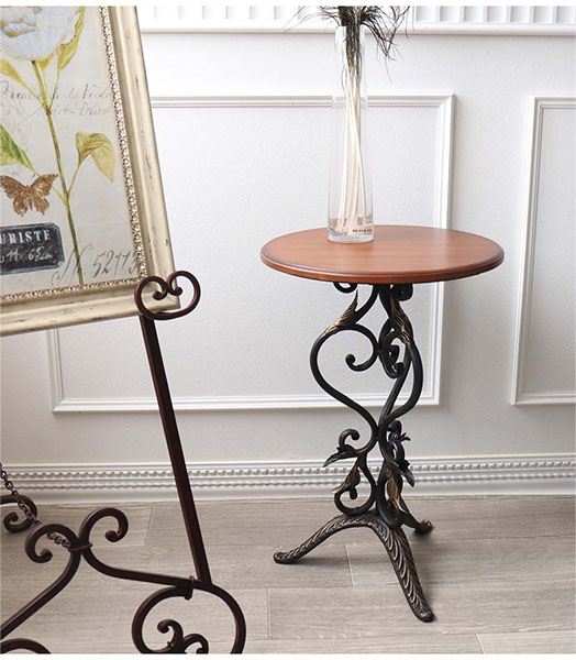 イタリア製 2024 大理石 花台 猫足コンソールテーブル コーナー用