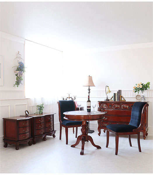 猫脚 ラウンドテーブル サイドテーブル 丸型 木製 80cm おしゃれ