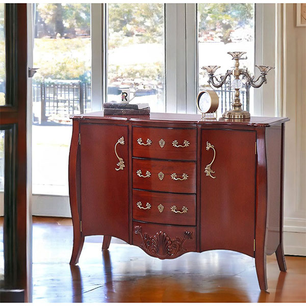 美品！イタリア製 4段チェスト 猫脚 エレガント 引き出し収納 キャビネット