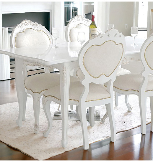 アンティーク調 猫足 ダイニングセット