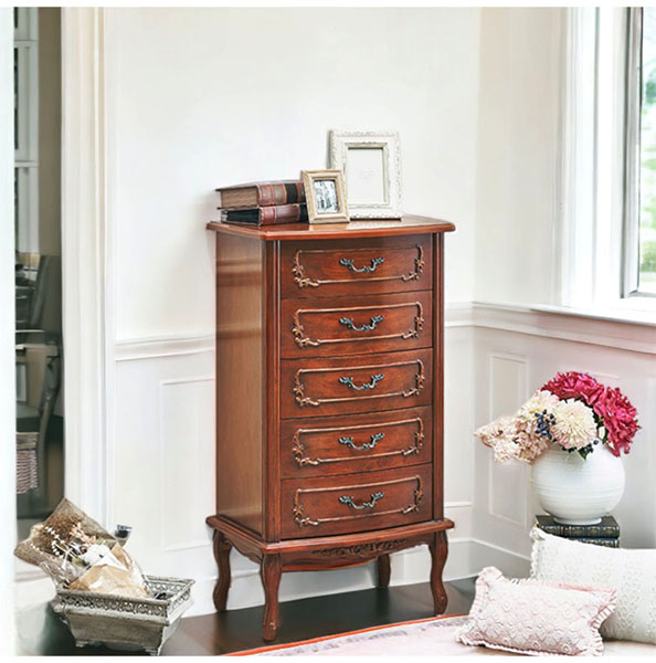 アンティーク調 5段チェスト（整理ダンス）｜Y-KAGU(輸入家具屋さん.com)