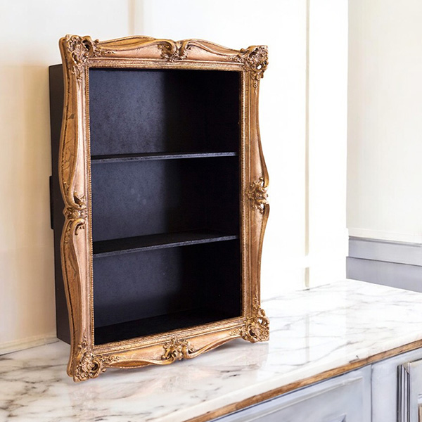 ディスプレイ台②ポワドレ フランスアンティーク 台座 ゴールド 店舗