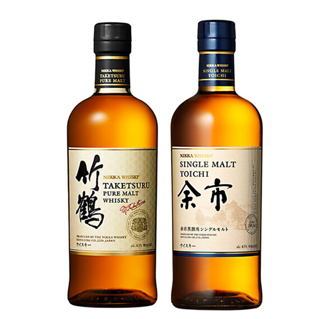 送料無料対象外品】ニッカウイスキー飲み比べ2本セット（余市 700ml×1