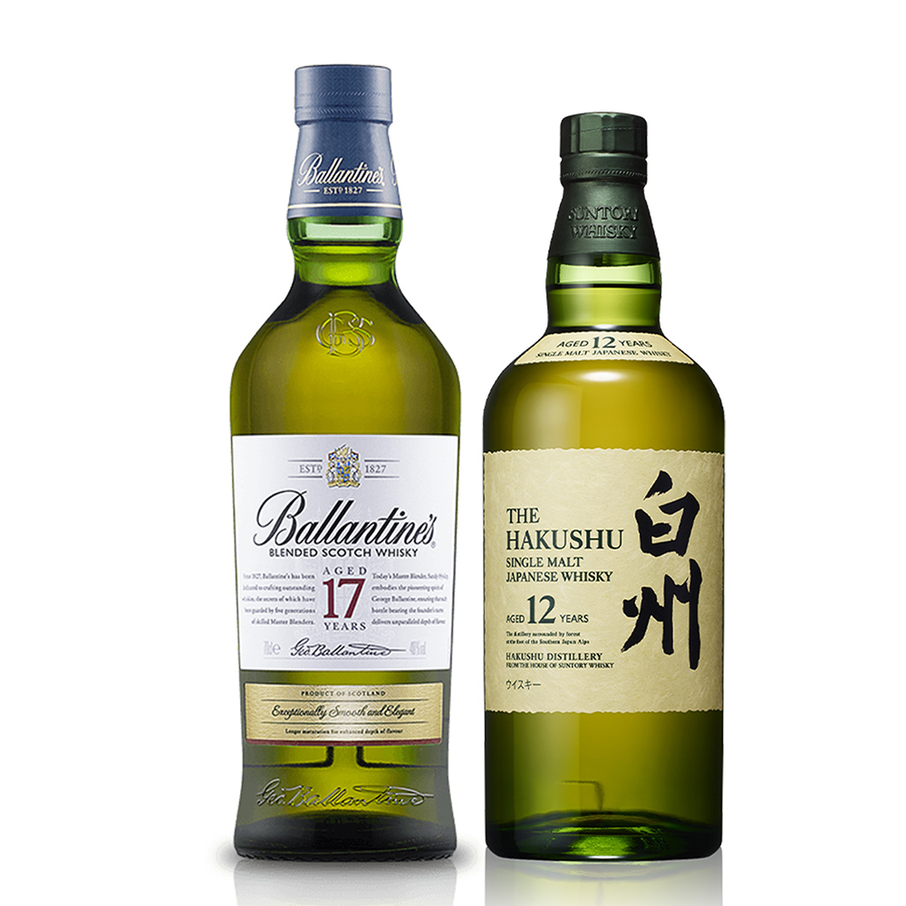 ウィスキー飲み比べセット（バランタイン17年 700ml×1本、白州 12年