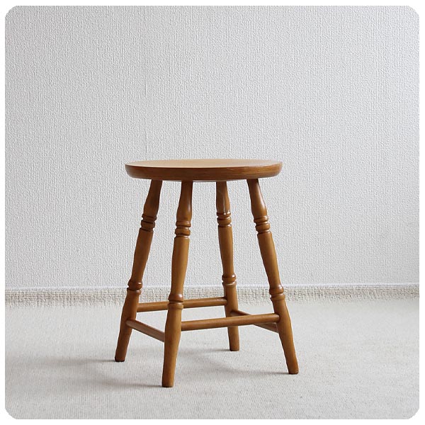 リッカーミシン リッカー社 三足スツール 丸スツール アンティーク