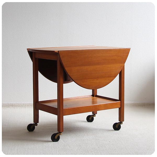 イギリス アンティーク バタフライキッチンワゴン/ドロップリーフ