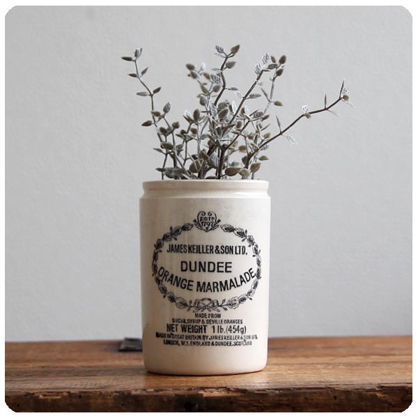 イギリス アンティーク DUNDEE マーマレードジャー/ダンディーポット