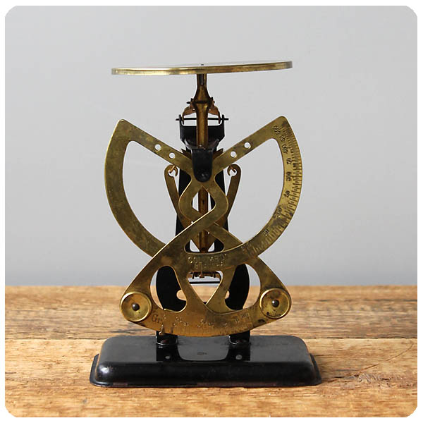 1900年 ドイツ レタースケール 秤 ブロカント 工業系 アンティーク