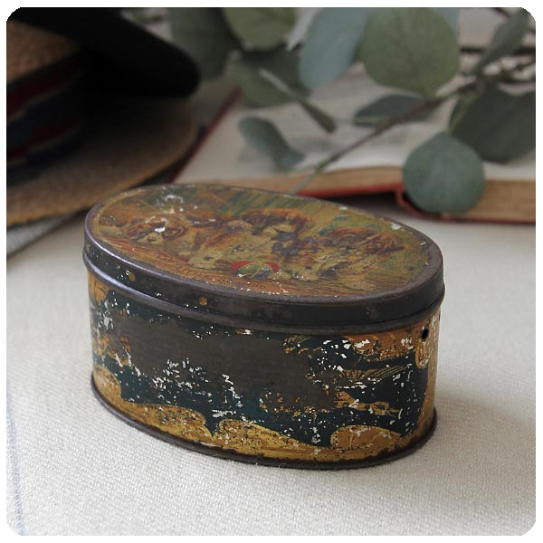 アイルランド アンティーク ビスケット缶 TIN缶 ブリキ インテリア雑貨