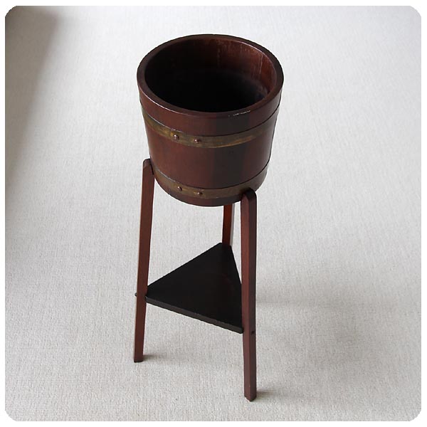 イギリス アンティークタイル 花柄 インテリア雑貨 ポットスタンド