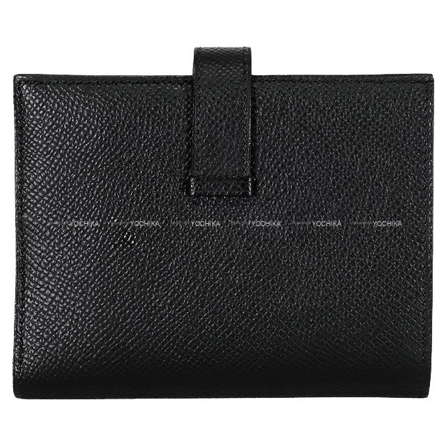 HERMES エルメス 二つ折り財布 ベアンコンパクト 黒 (ブラック