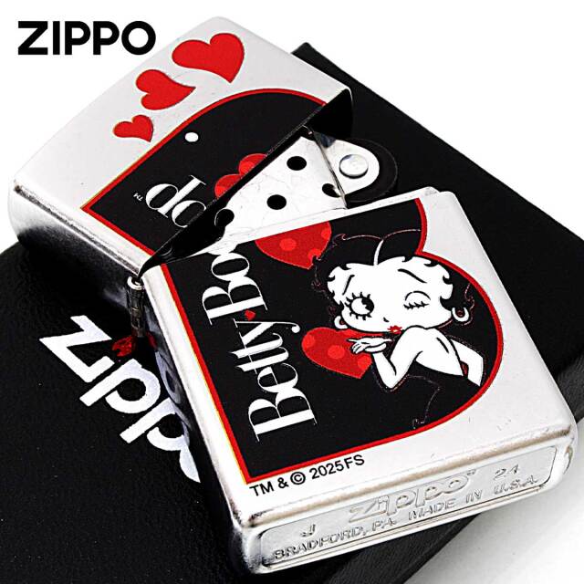 限定品ZIPPO Pocket Clock BETTY BOOPベティちゃん 2025年最新】zippo