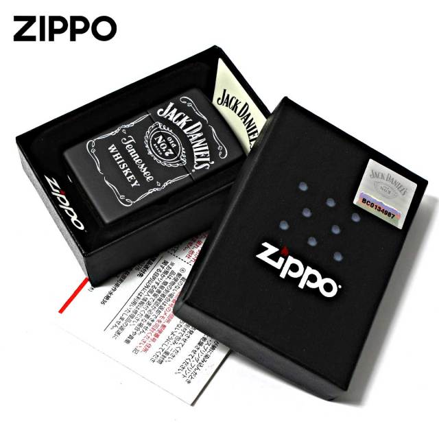 Zippo ジッポー ジャックダニエル ブラックマット 酒 Jack Daniel's