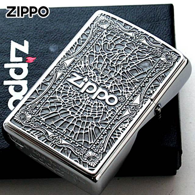 Zippo ジッポー クロス Cross 十字架 グレー ＃200 メタルプレート