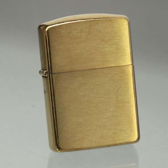 ZIPPO アーマーブラス無地ジッポ168 SOLID BRASS【ネコポス可】
