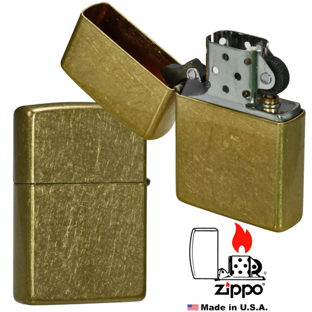 zippo(ジッポーライター)レギュラー ストリートブラス REGULAR STREET