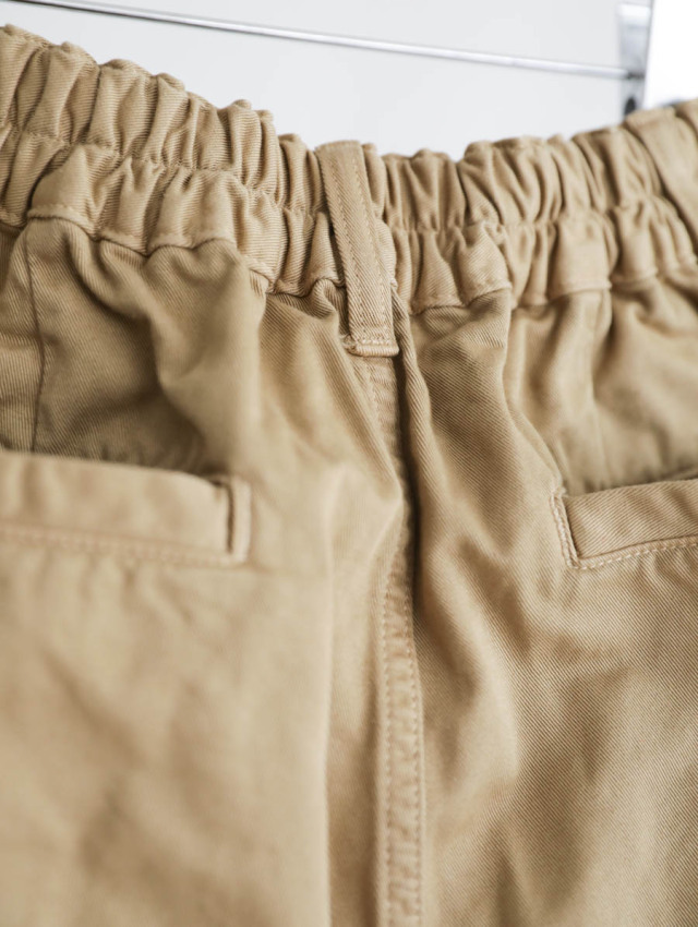 HARVESTY ハーベスティ｜チノサーカスパンツ（ベージュ）