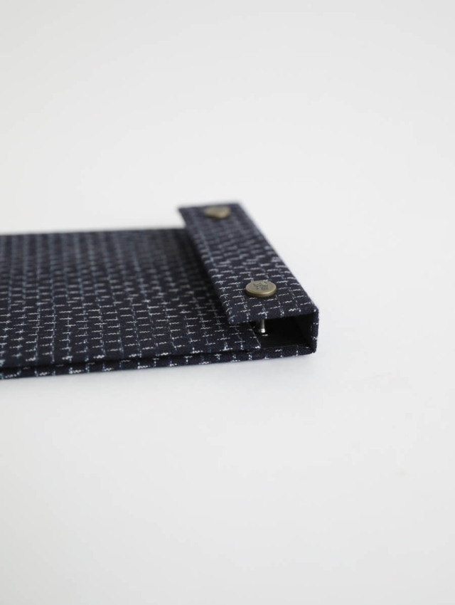 POSTALCO ポスタルコ / スナップパッド 久留米かすり（ブラック）Snap Pad