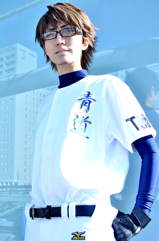 ダイヤのA 御幸一也 スポーツグラス ミズノ公式 未開封 ダイヤのA 御幸