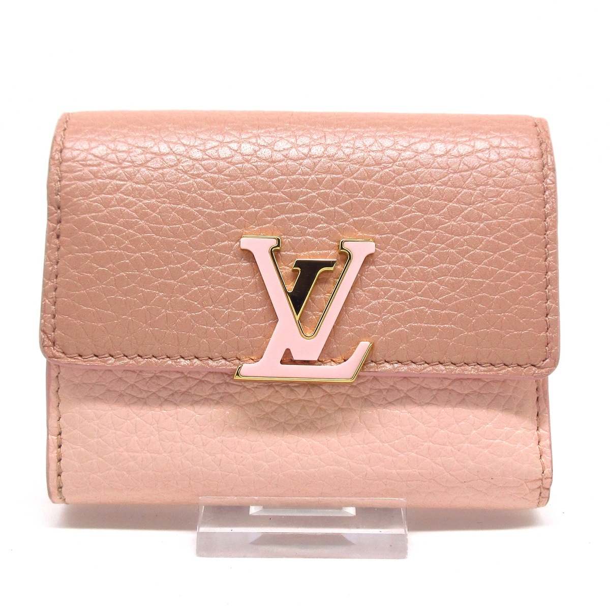 ルイヴィトン/3つ折り財布/ポルトフォイユ カプシーヌXS/ピンク