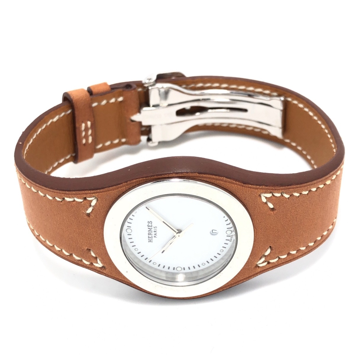 エルメス/アーネ/型番：HA3.410/クォーツ/腕時計の買取実績【ブラン