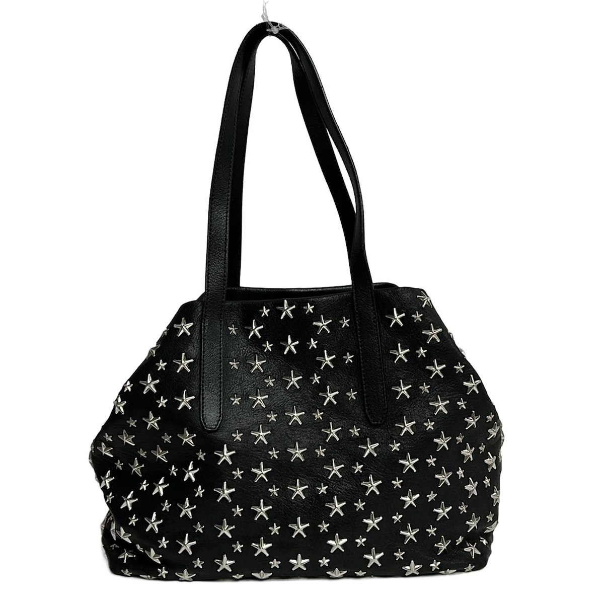 ジミーチュウ トートバッグ ソフィアM 黒 スタッズ/スター(星