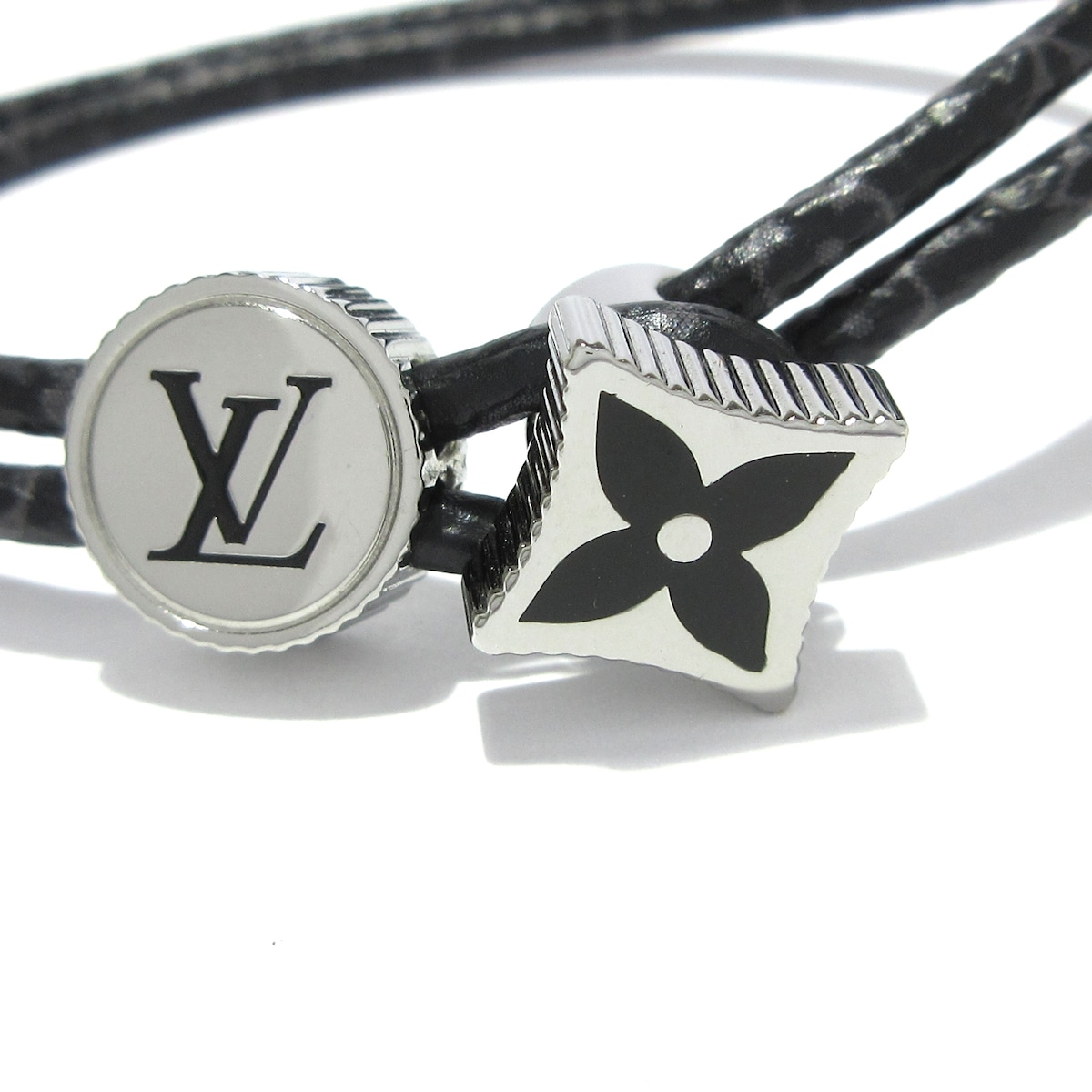 ルイヴィトン/ブレスレット/ブラスレ キャッチ イット/黒×シルバー