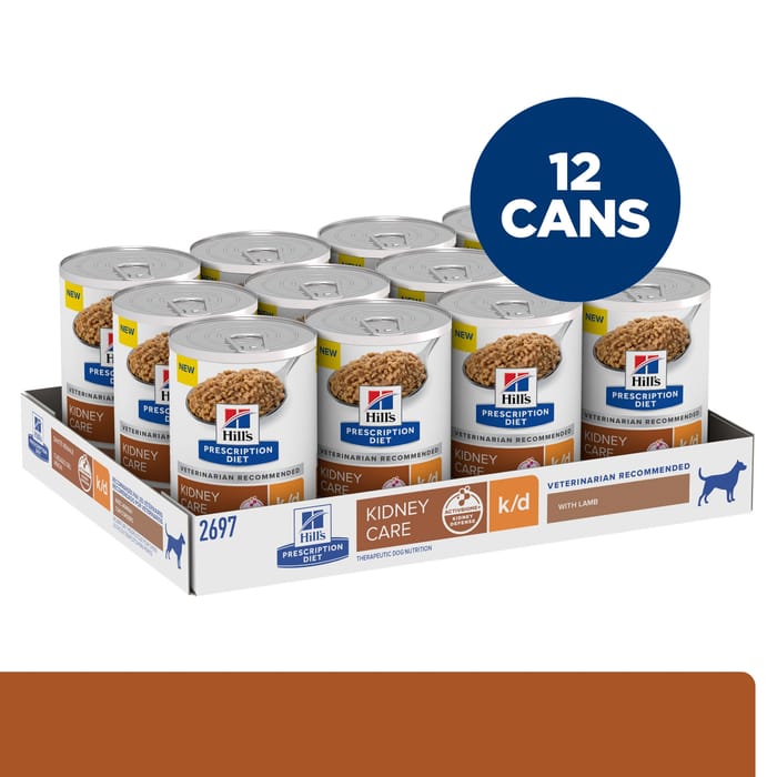 Hill's Prescription Diet k/d Kidney Care with Lamb Wet Dog Food