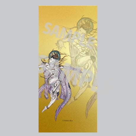 非売品】天野喜孝作 「法華経画」スタントパネル＆下敷き 最終値下げ