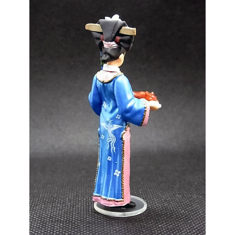 満漢全席 中国宮廷料理フィギュアコレクション 11.服務小姐【青・給士