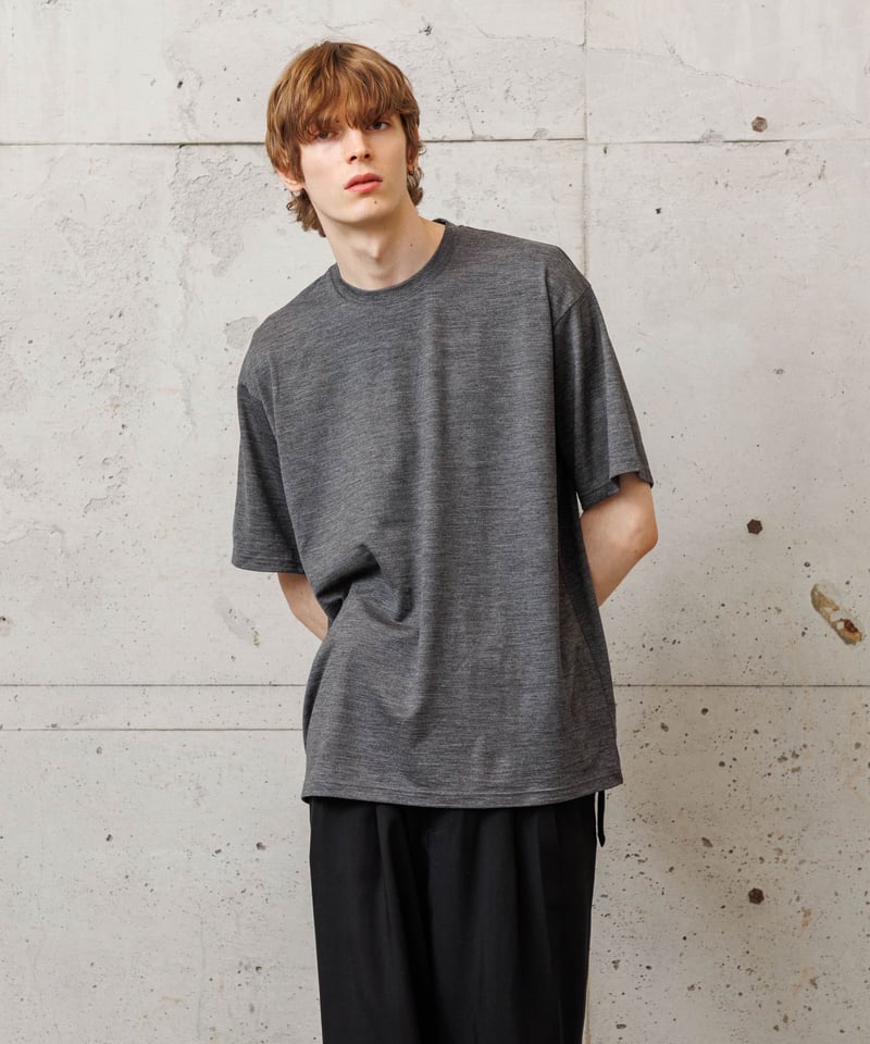 MBハイエンド尾州ウールTシャツ ビッグサイズモデル | MB -there is a