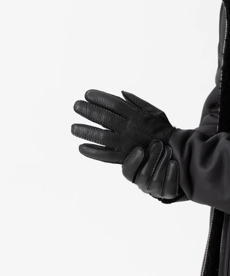 MB ULTIMATE FABRIC パーマネントレザーグローブ/ディアスキンカシミア