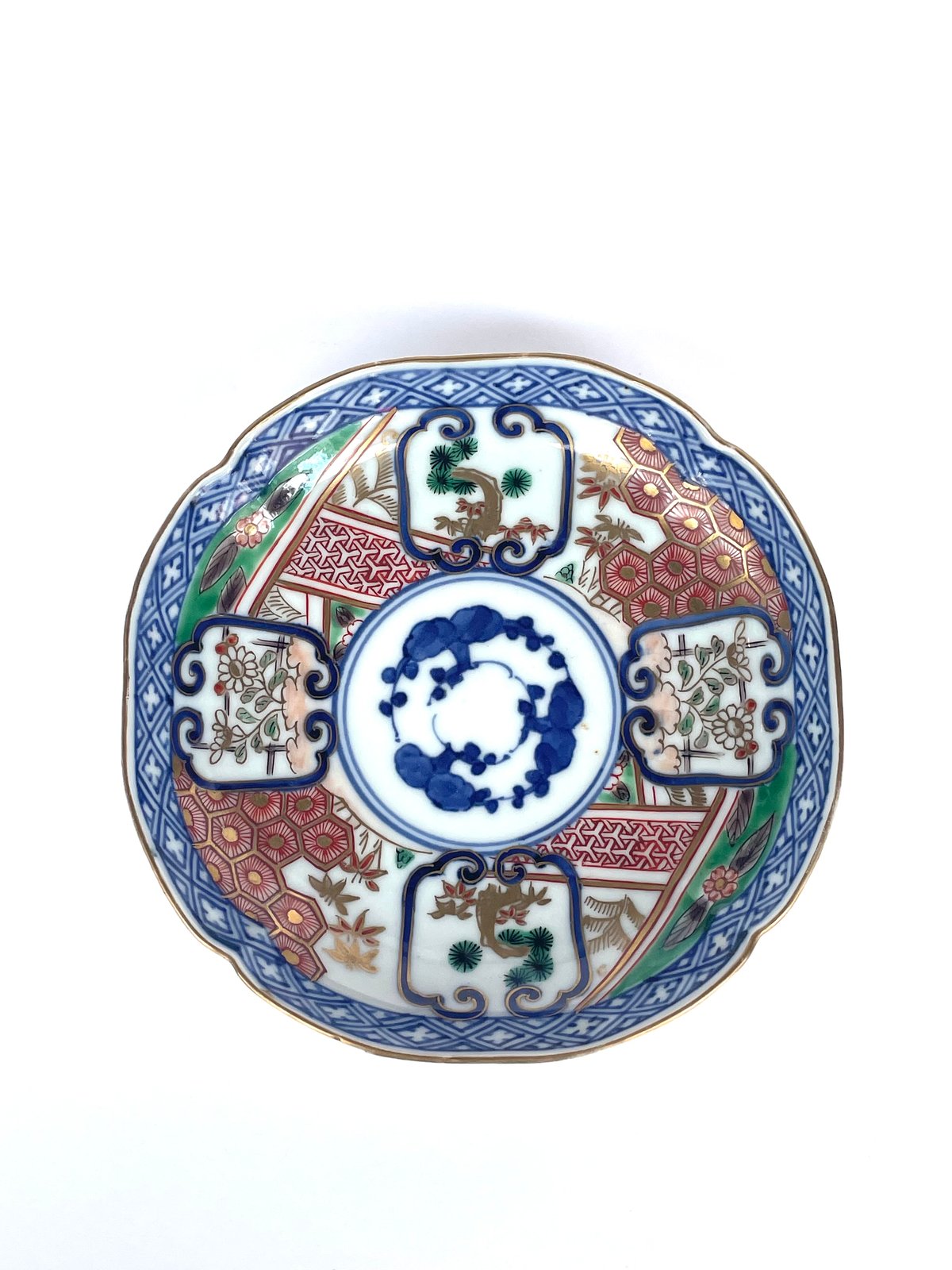 骨董 古伊万里（江戸後期～明治） 輪花なます皿 | FURACOCO
