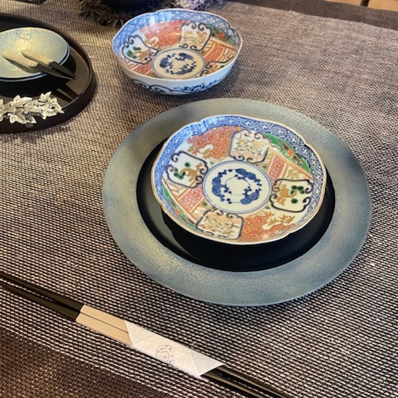 骨董品 古美術品 飾り皿 陶芸品 骨董 古伊万里（江戸後期～明治） 輪