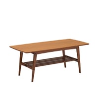 カリモク60 サイドテーブル ウォールナット色（天板：オーク突板