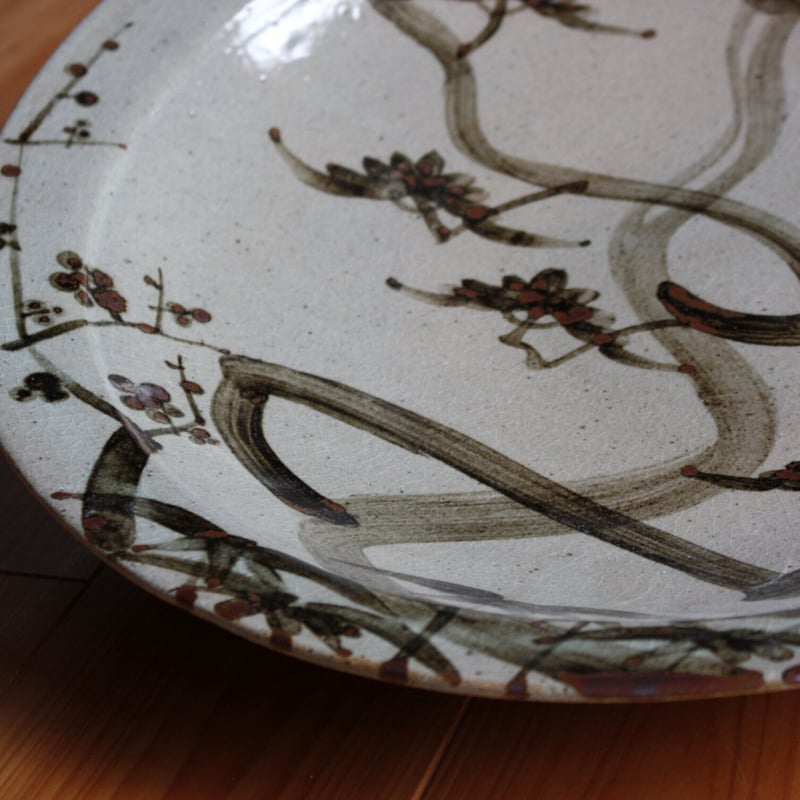 中里太郎右衛門窯 絵唐津額皿(A-1) 松竹梅 | 中里太郎右衛門窯【公式